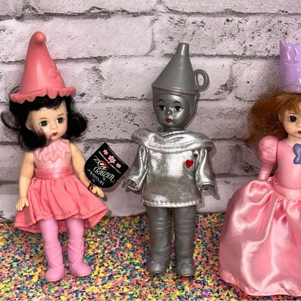 Madame Alexander Dolls Lot of 3 McDonald's Tin Man Glenda Witch Munchkin